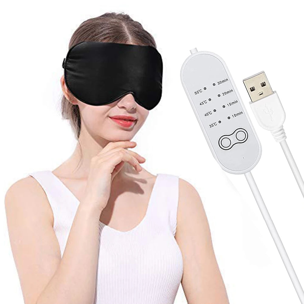 USB Heated Eye Mask for Sleep