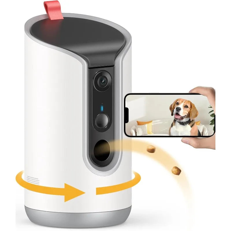 Pet Camera with Treat Dispenser