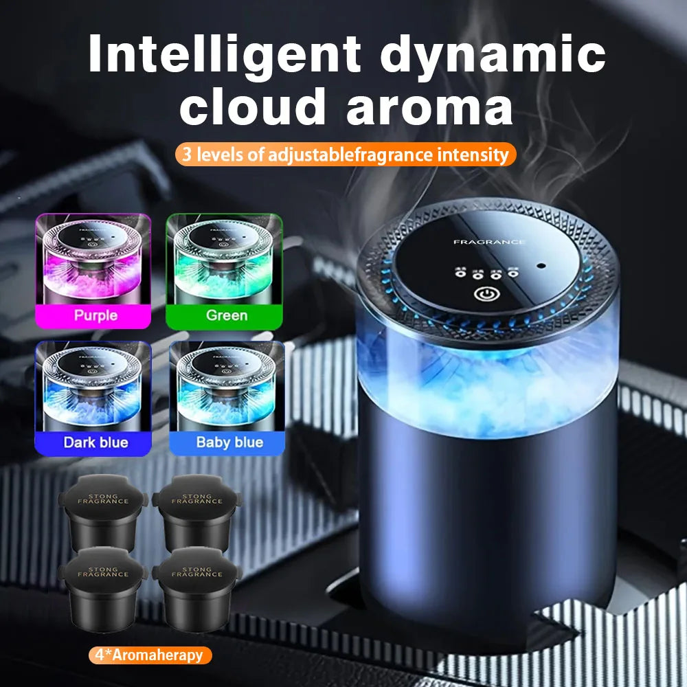 Premium Car Aromatherapy Diffuser USB Organizer - VOYAGR