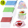 Reusable Mesh Produce Bags 12-Pack