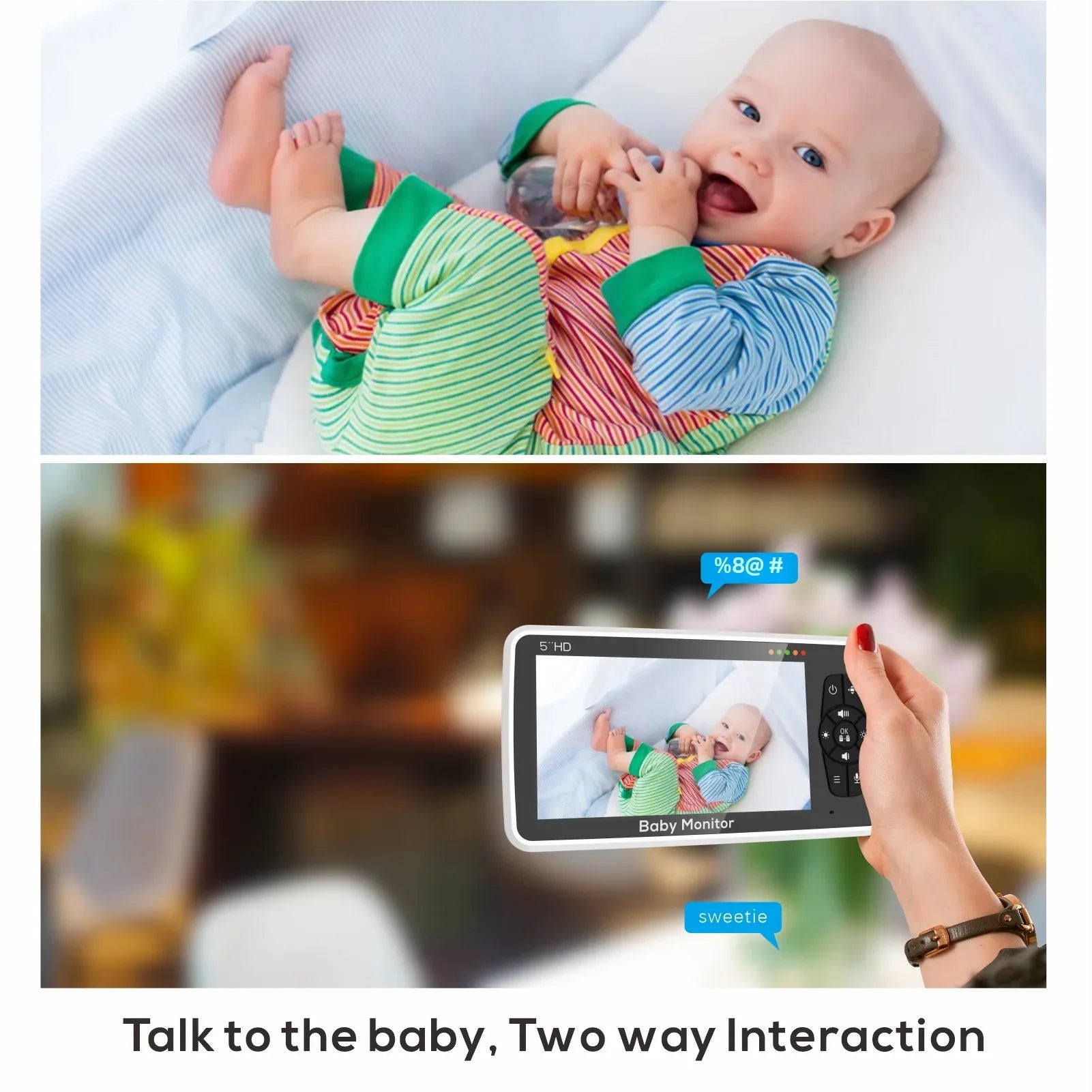 Baby Monitor with 2-Way Audio
