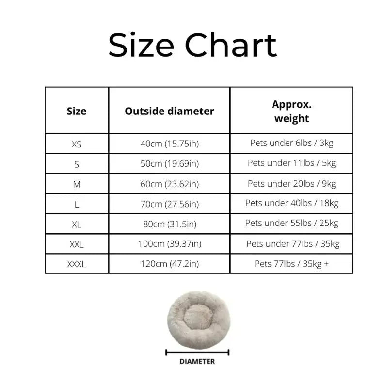 Anti-Anxiety Calming Dog Bed