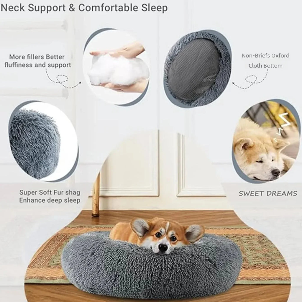 Calming Pet Bed (Donut Style)