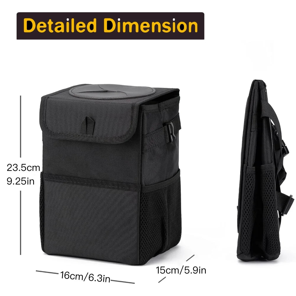 Car Trash Can Collapsible Leakproof