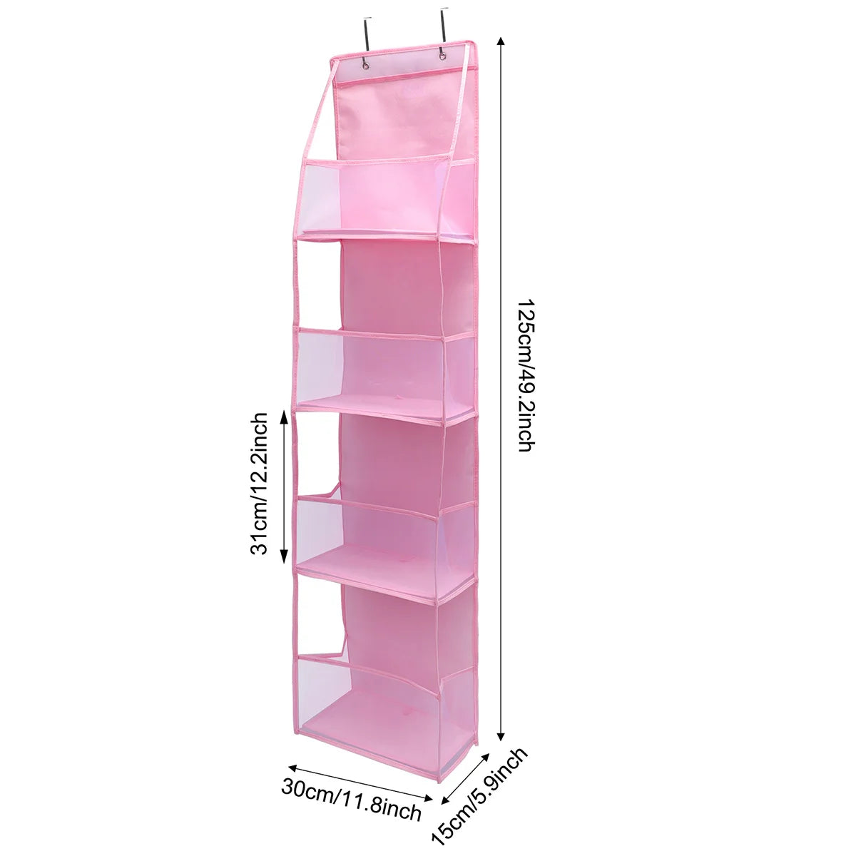 6-Shelf Hanging Closet Organizer