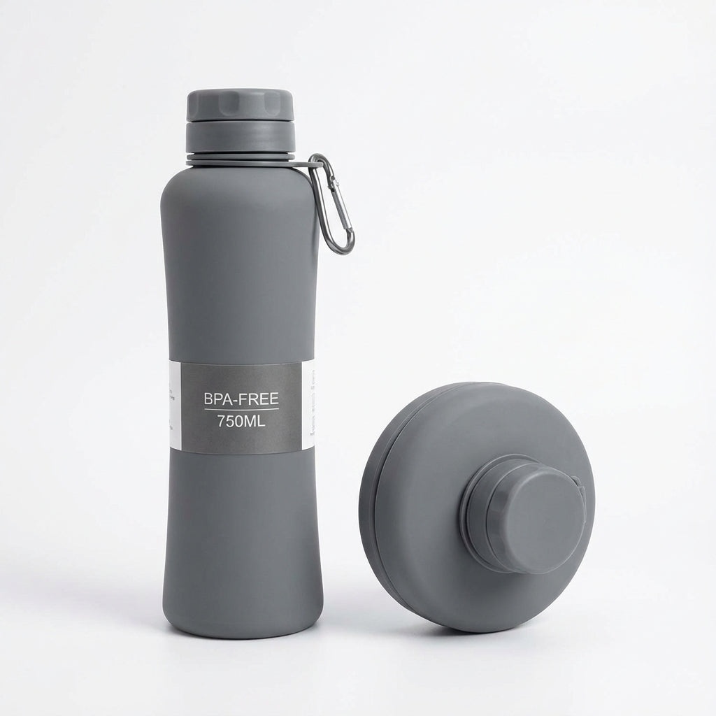 Collapsible Silicone Water Bottle (750ml)