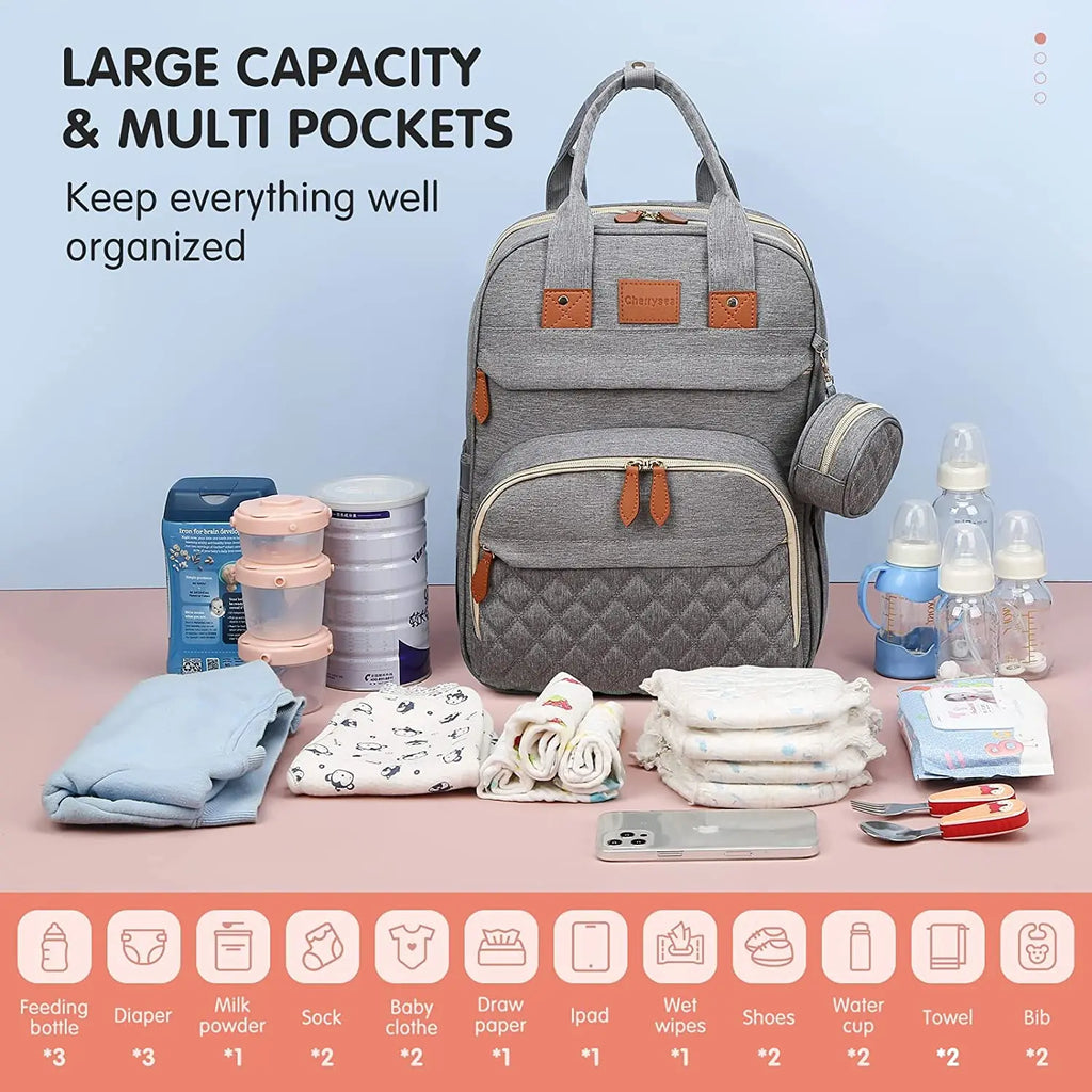 Diaper Bag with Changing Station
