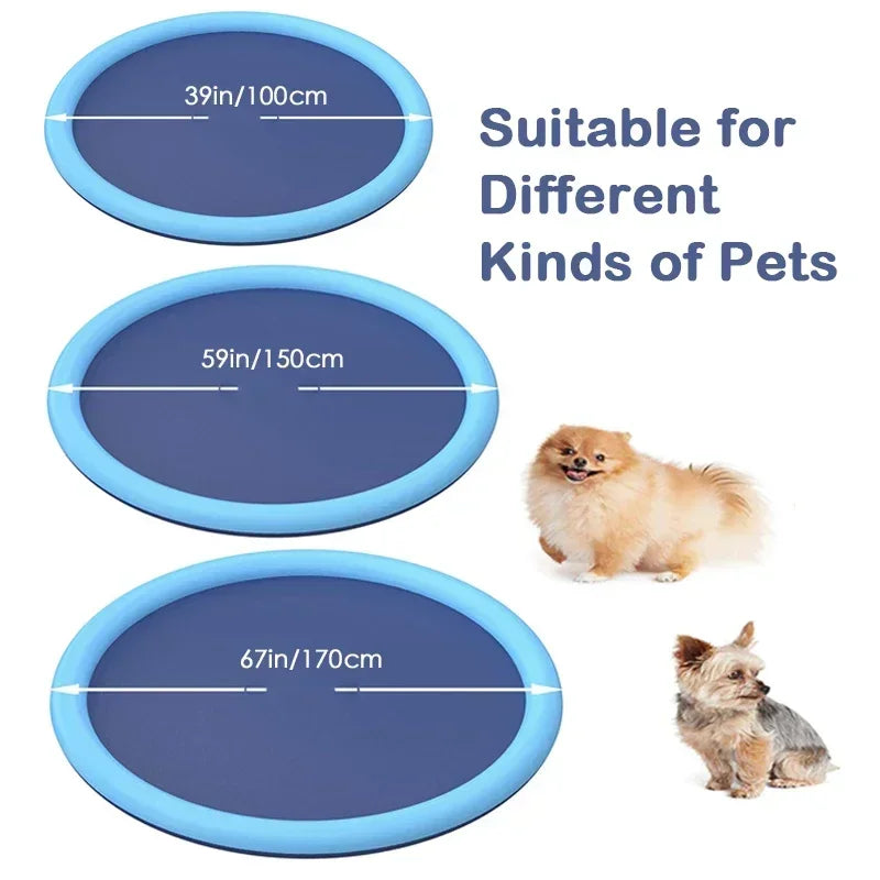 Dog Splash Pad for Backyard