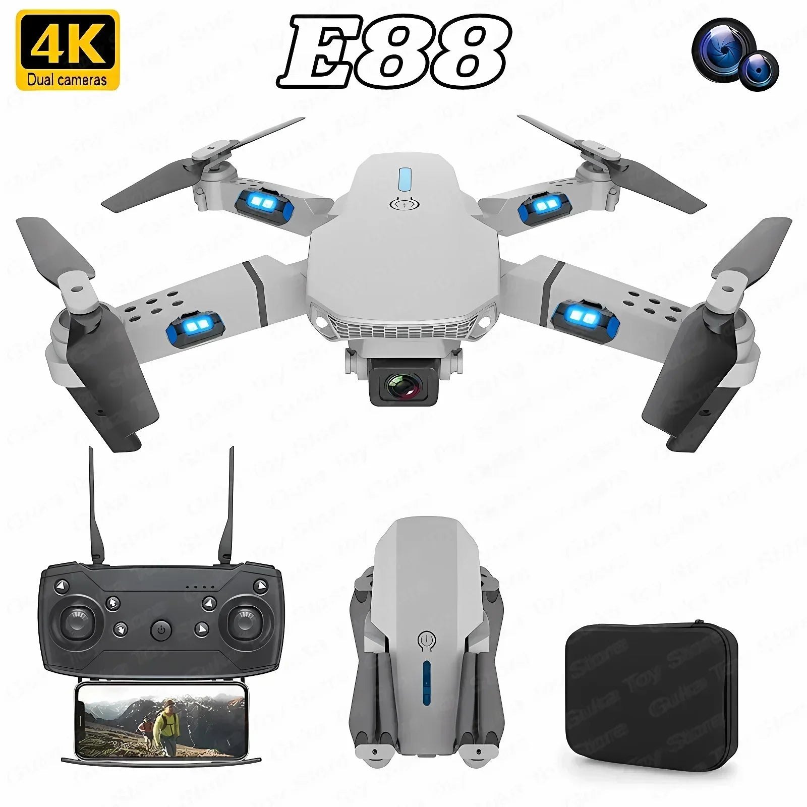 Foldable 4K Camera Drone