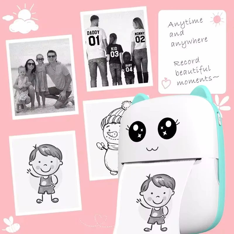 Portable Instant Photo Printer