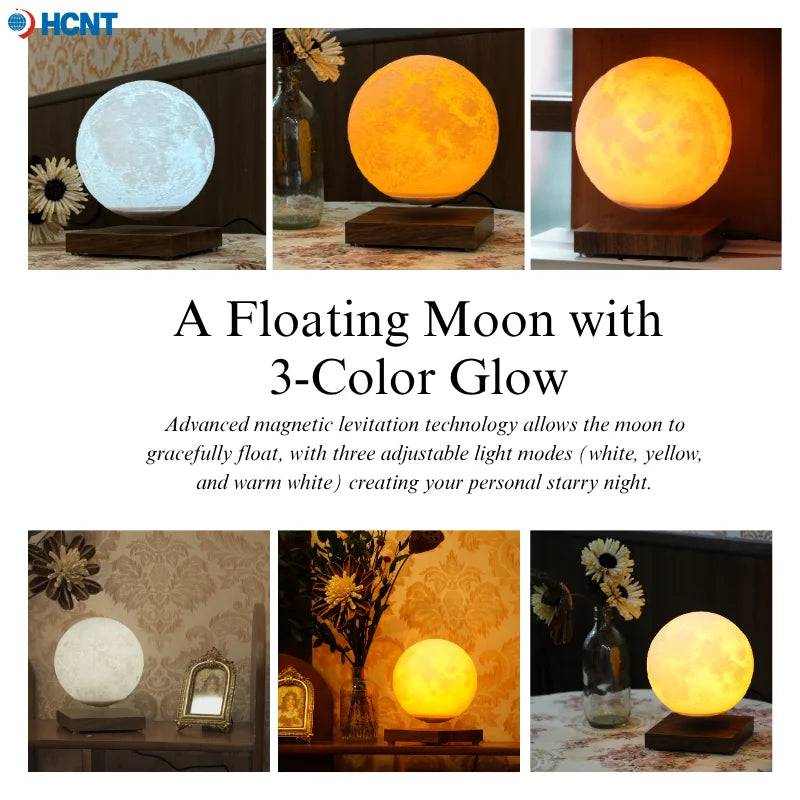 Levitating Moon Lamp