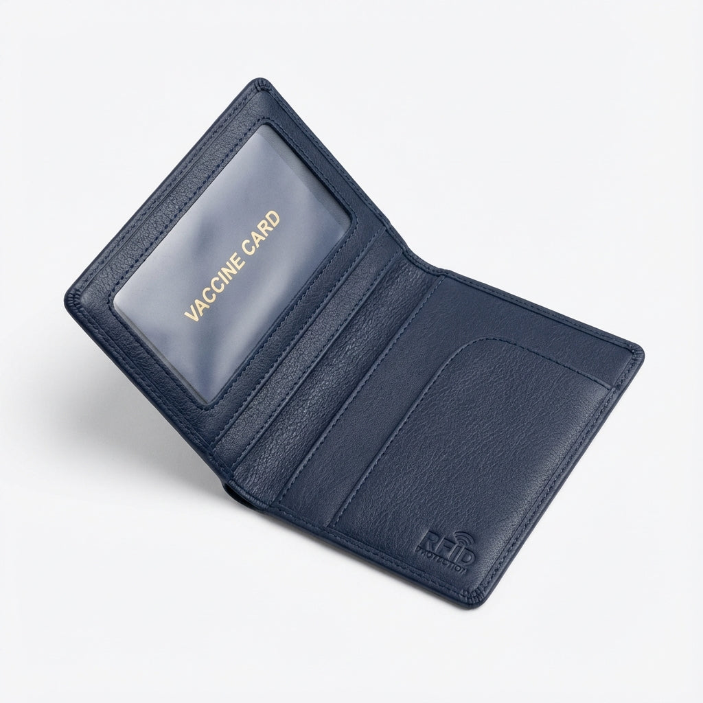 Passport Holder with Vaccine Card Slot