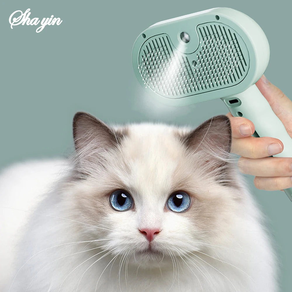 Pet Deshedding Brush Self-Cleaning