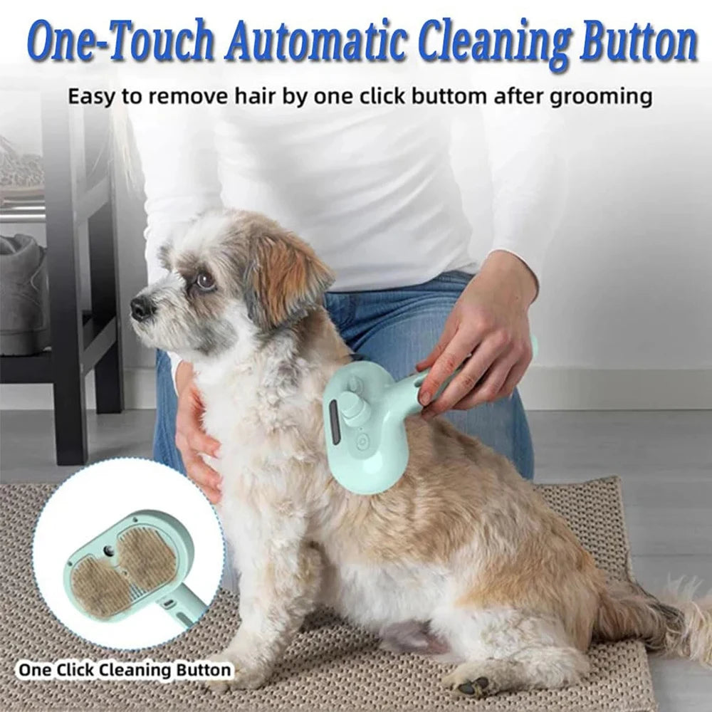 Pet Deshedding Brush Self-Cleaning