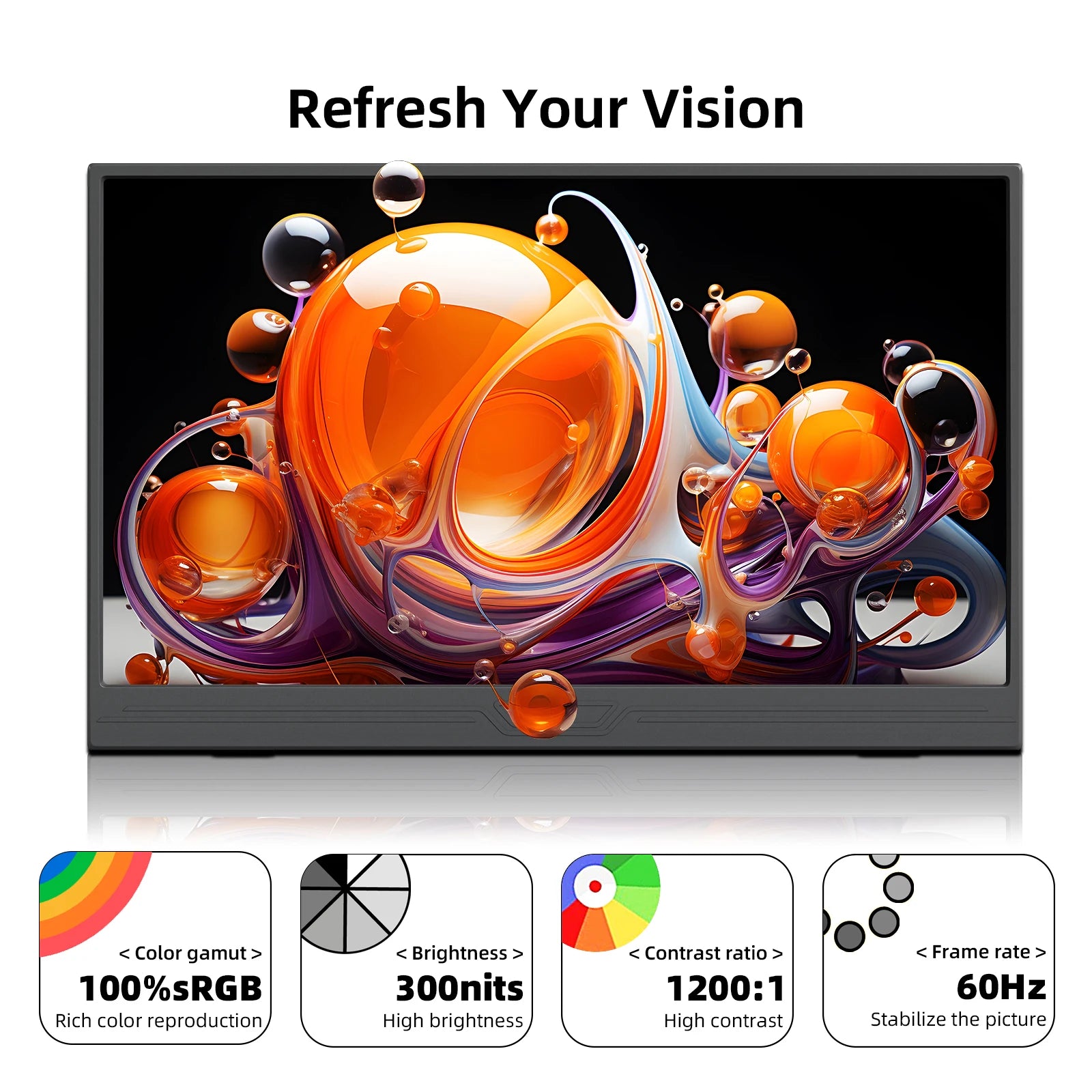 Portable 4K Monitor 15.6"