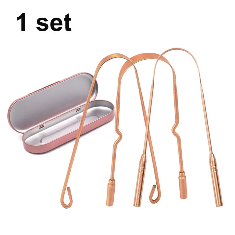 Copper Tongue Scraper 2-Pack