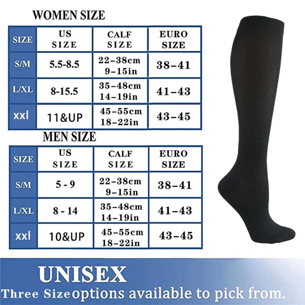 Compression Socks for Travel 3-Pack